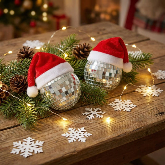 Ultimate Holiday Decor Collection - Dioramas, Snowmen, Disco Balls & Candy(pack of 2)