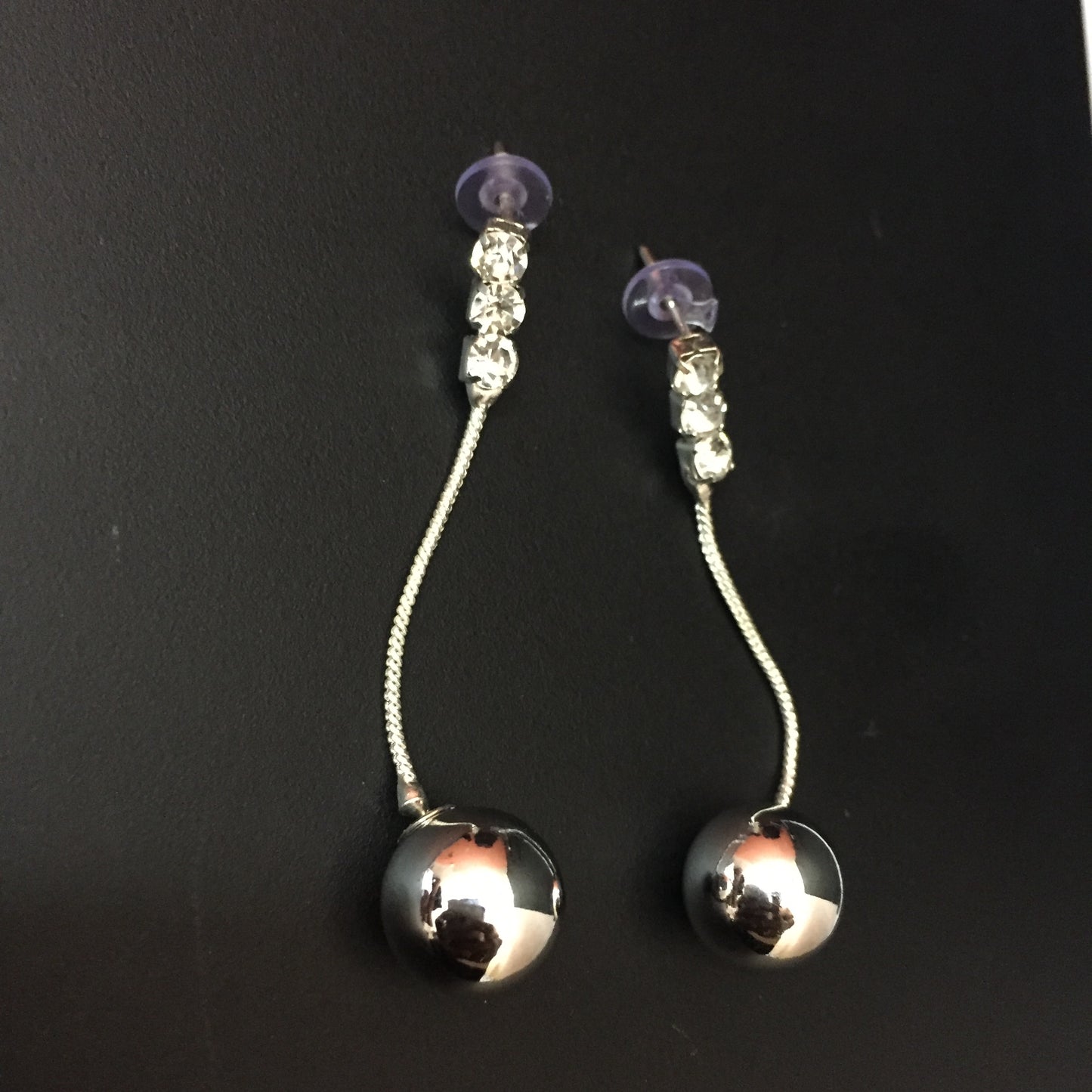 Stylish Long Chain Dangling Ball Earrings – Party & Casual Wear Jewelry