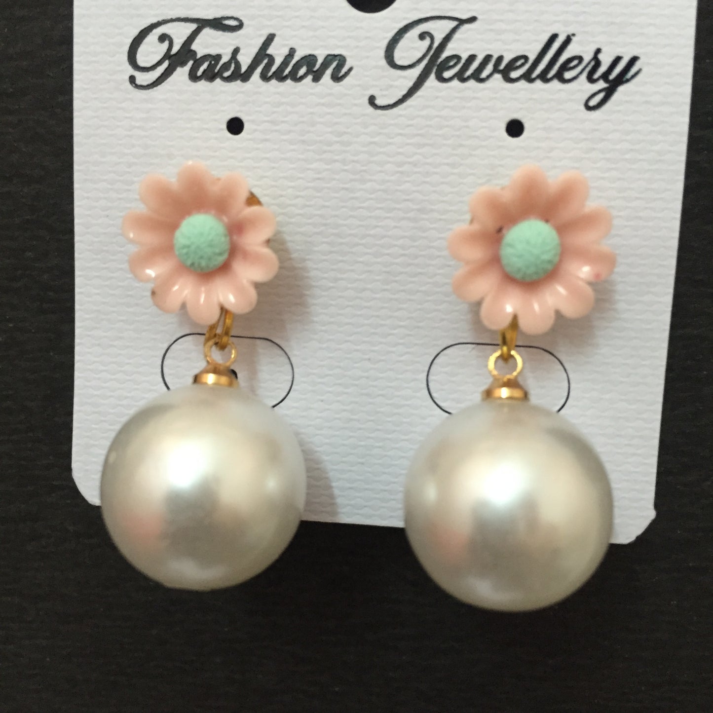 Cute Floral Pearl Drop Earrings – Trendy Daily Wear Fashion Jewellery