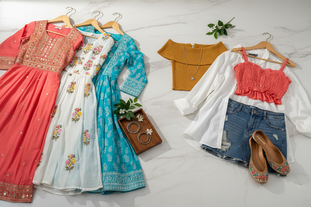 Trendy Kurtis & Stylish Tops for Women | Daily & Office Wear