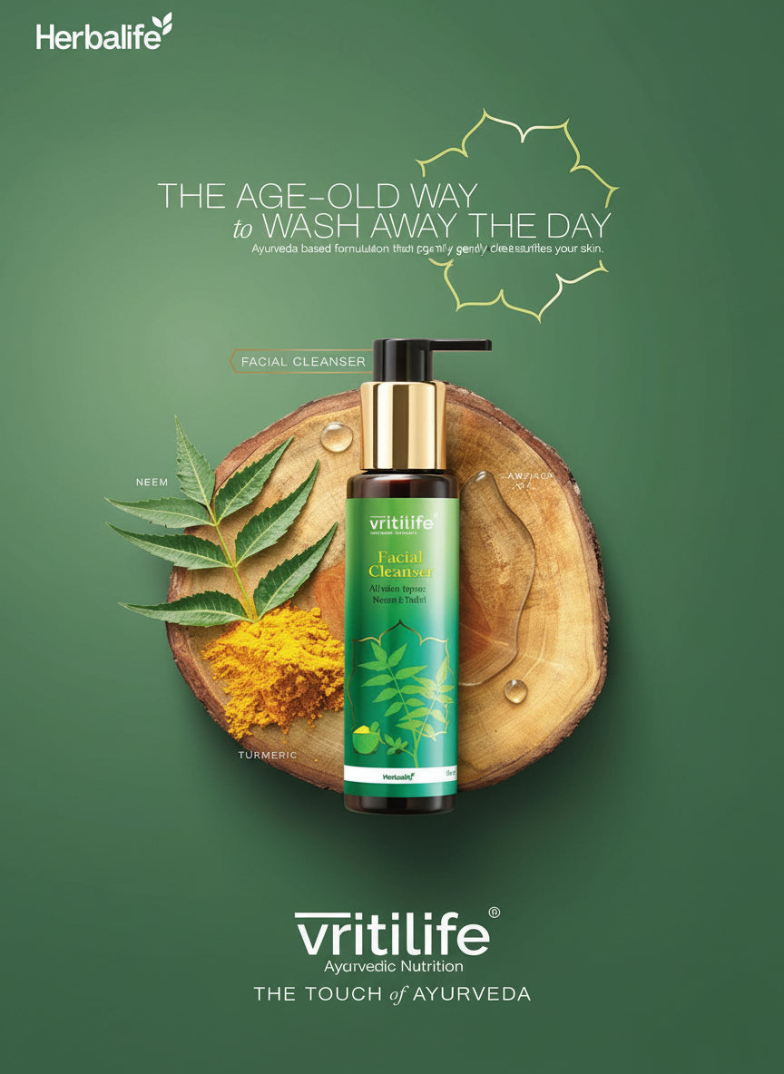 Vritilife Facial Cleanser – Deep Clean, Brighten & Refresh Your Skin