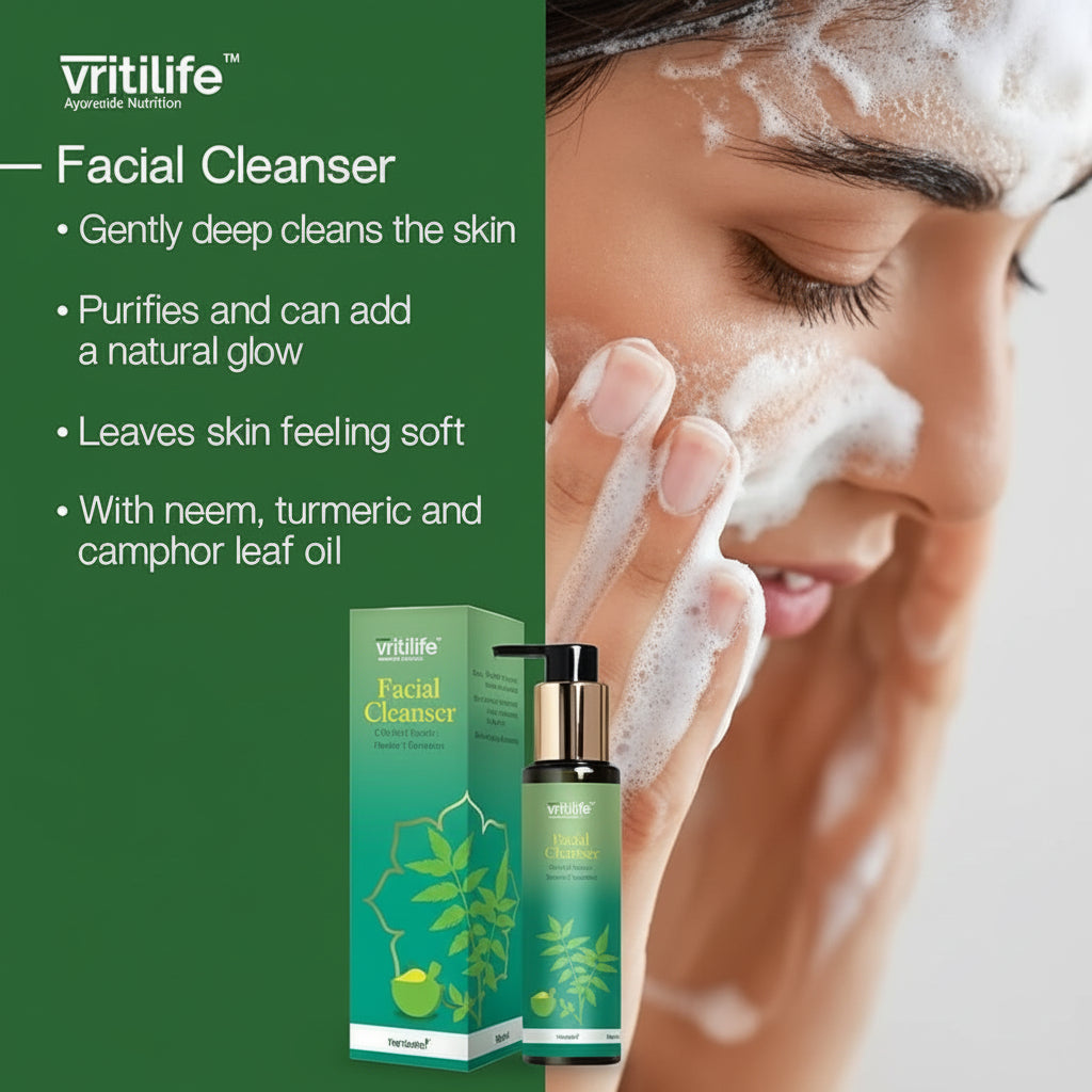 Vritilife Facial Cleanser – Deep Clean, Brighten & Refresh Your Skin