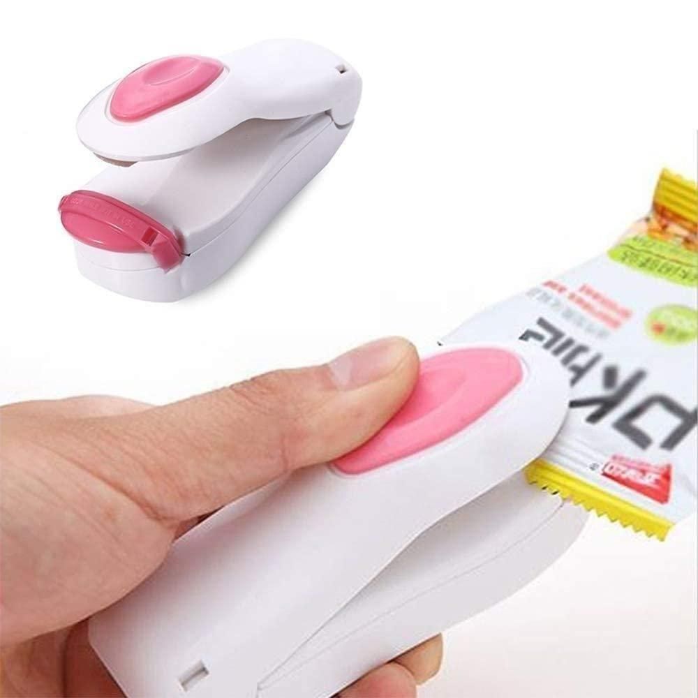 Portable Mini Heat Sealer – Food Bag Resealer & Vacuum Storage Tool (Multicolour)