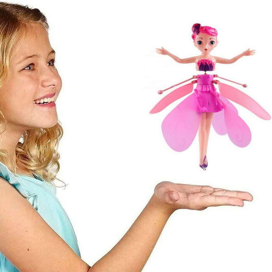 Magic Flying Fairy Toy – Self-Flying Rechargeable Hand Sensor Doll for Kids