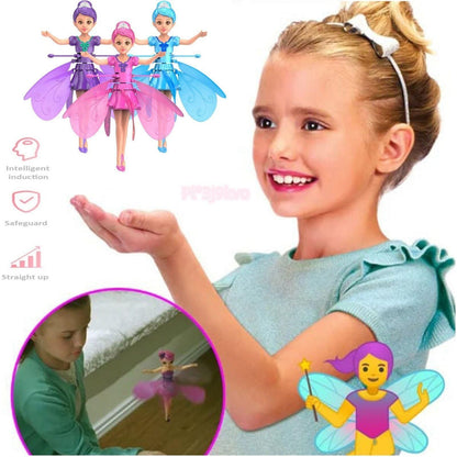 Magic Flying Fairy Toy – Self-Flying Rechargeable Hand Sensor Doll for Kids