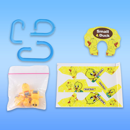 Lala Small Duck Climb Stairs Toy Roller Coaster With Flashing Lights  Music (3 Ducks)