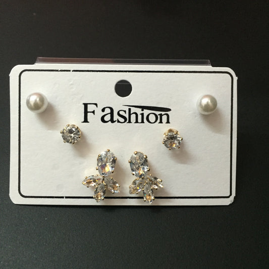 Premium CZ Drop Earrings – Gold Plated Elegant Party & Bridal Jewellery