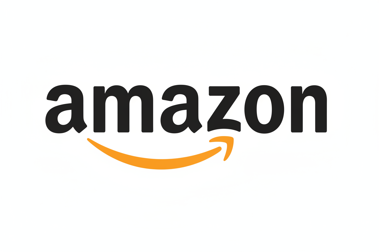 Amazon original logo PNG, transparent background