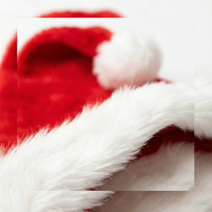 Classic Red & White Santa Hats | Soft Felt Christmas Party & Family Photo Props(pack of 3)