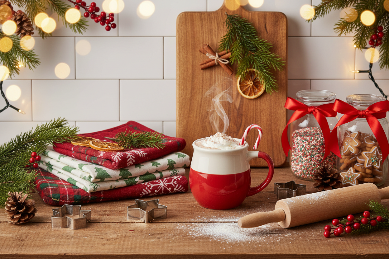 home & kitchen essentials christmas theme