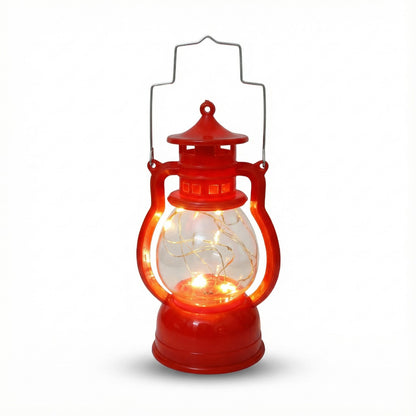 Classic Red LED Lantern Set - Decorative Fairy Lights for Home & Garden(PACK OF 1)