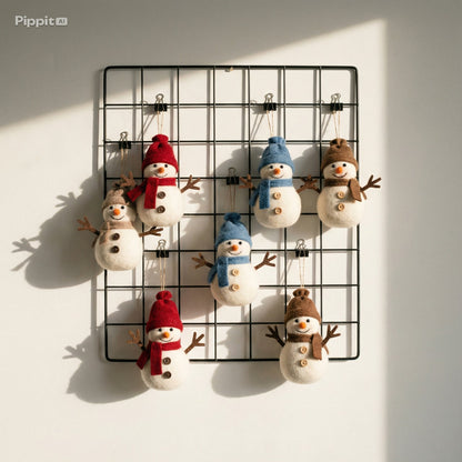 Whimsical Winter Christmas Ornament Collection - Dioramas, Snowmen & Star Assortment(pack of 6)