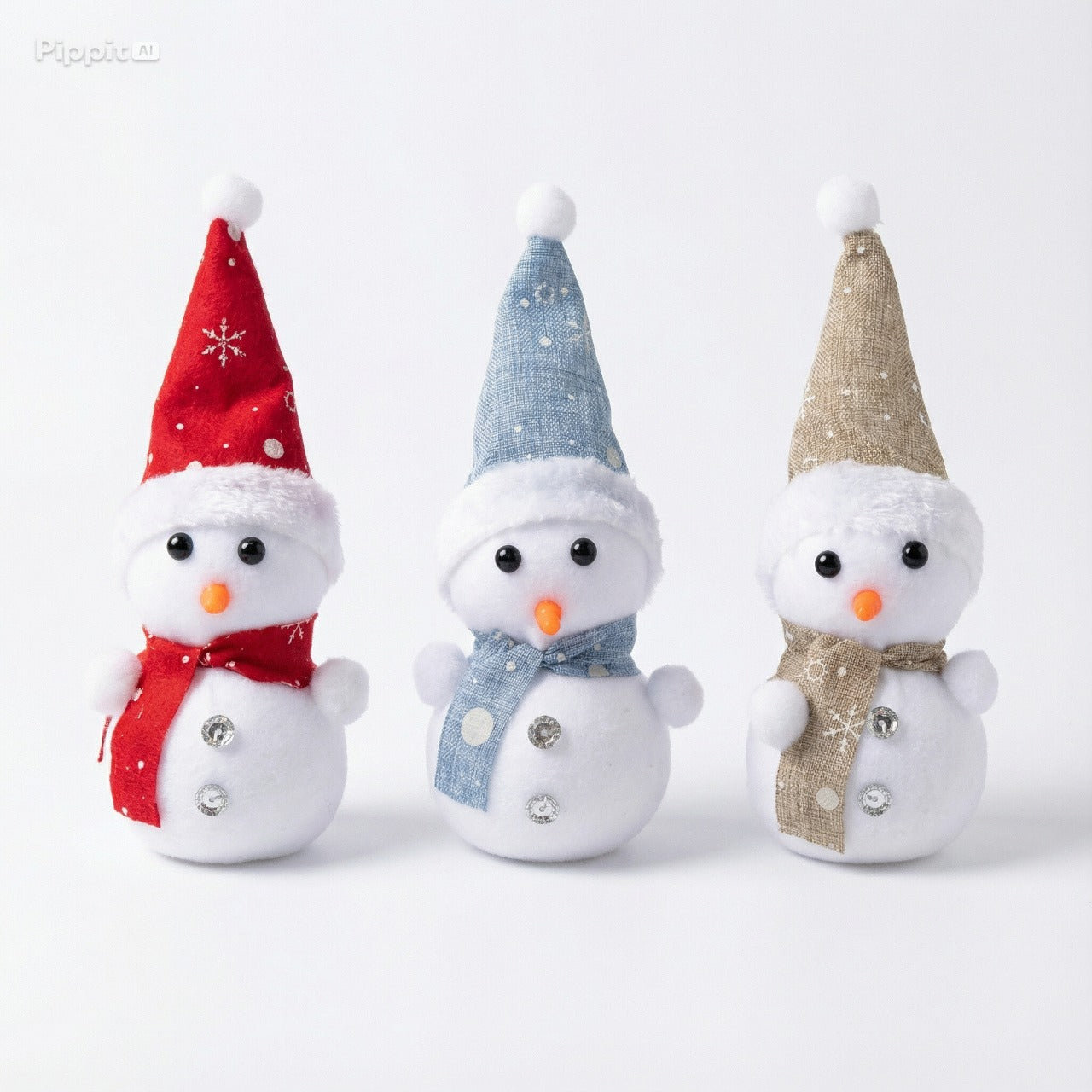 Whimsical Winter Christmas Ornament Collection - Dioramas, Snowmen & Star Assortment(pack of 3)