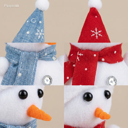 Whimsical Winter Christmas Ornament Collection - Dioramas, Snowmen & Star Assortment(pack of 6)