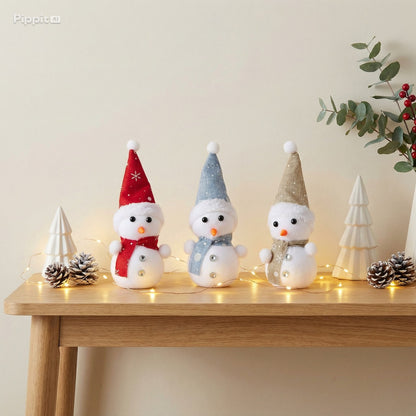 Whimsical Winter Christmas Ornament Collection - Dioramas, Snowmen & Star Assortment(pack of 3)
