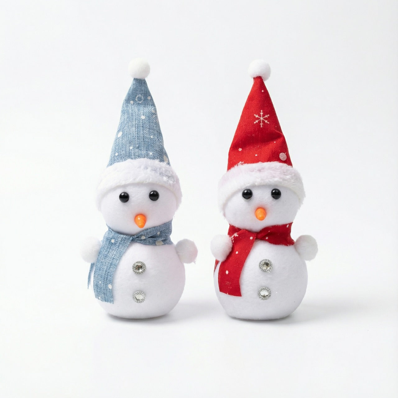 Whimsical Winter Christmas Ornament Collection - Dioramas, Snowmen & Star Assortment(pack of 2)