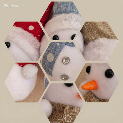 Whimsical Winter Christmas Ornament Collection - Dioramas, Snowmen & Star Assortment(pack of 2)