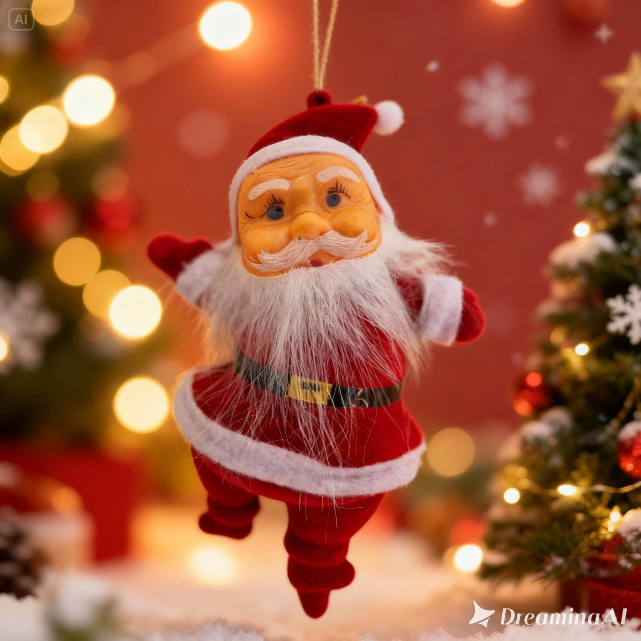 Charming Knit Plush Snowman Figurine | Cozy Sweater Look Winter Table Decor & Mantle Accent