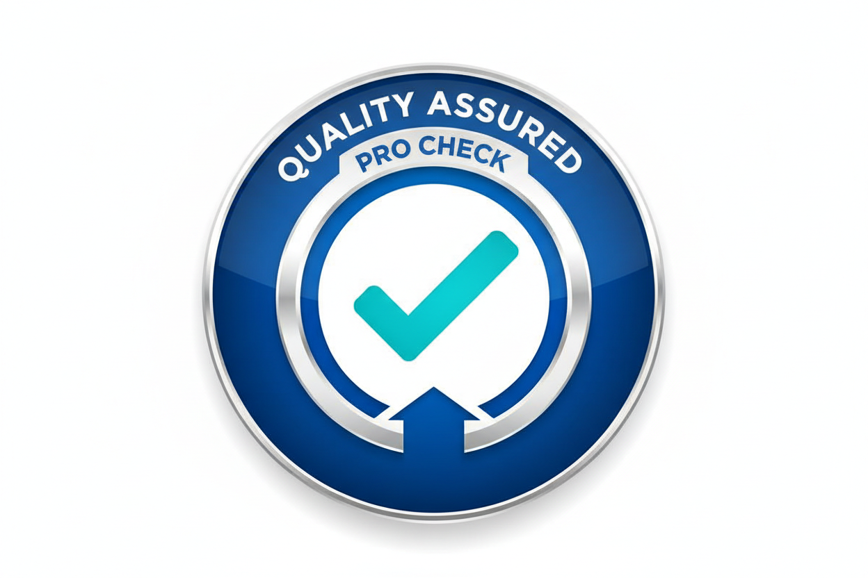 Quality check badge icon