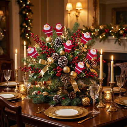 Vibrant Blue & Green Holiday Ornament Accent Set | 12-Piece Drum, Bauble, and Mini Gift Box (Pack of 6)