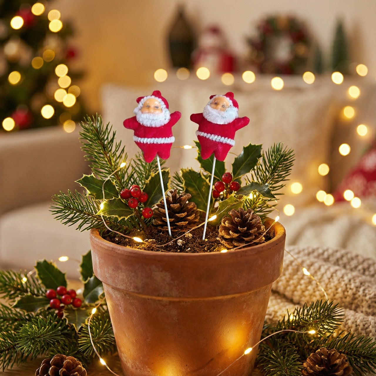 Vibrant Blue & Green Holiday Ornament Accent Set | 12-Piece Drum, Bauble, and Mini Gift Box (Pack of 2)