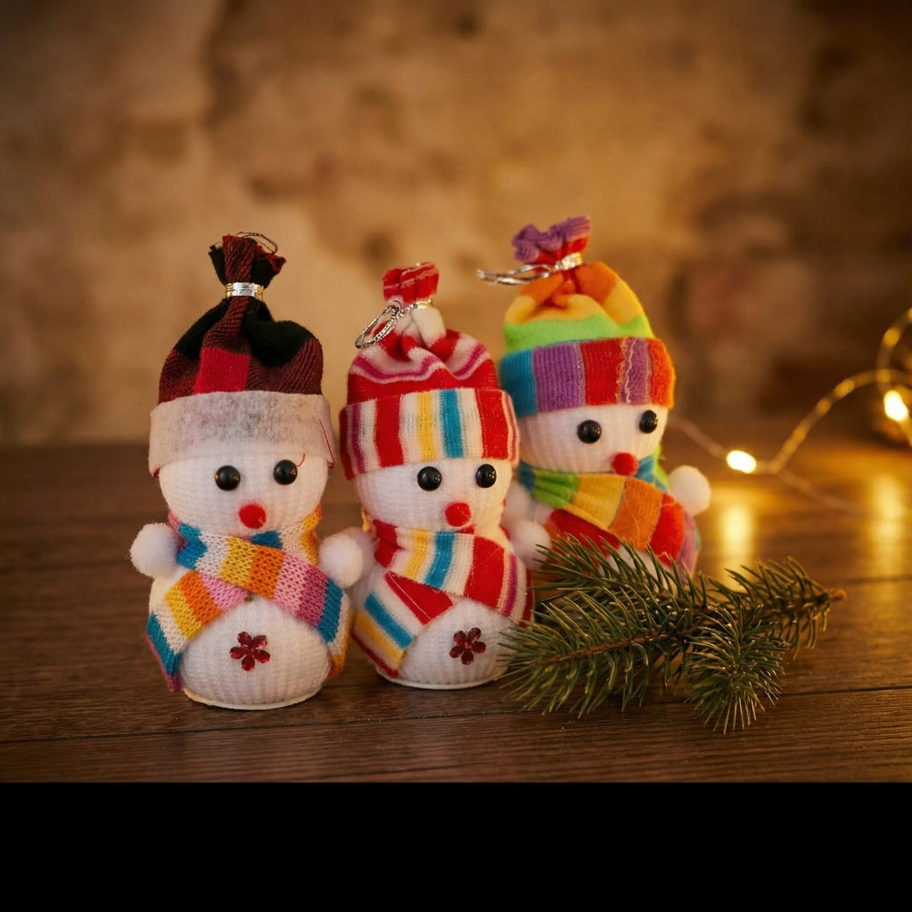 Whimsical Winter Christmas Ornament Collection - Dioramas, Snowmen & Star(pack of 3)