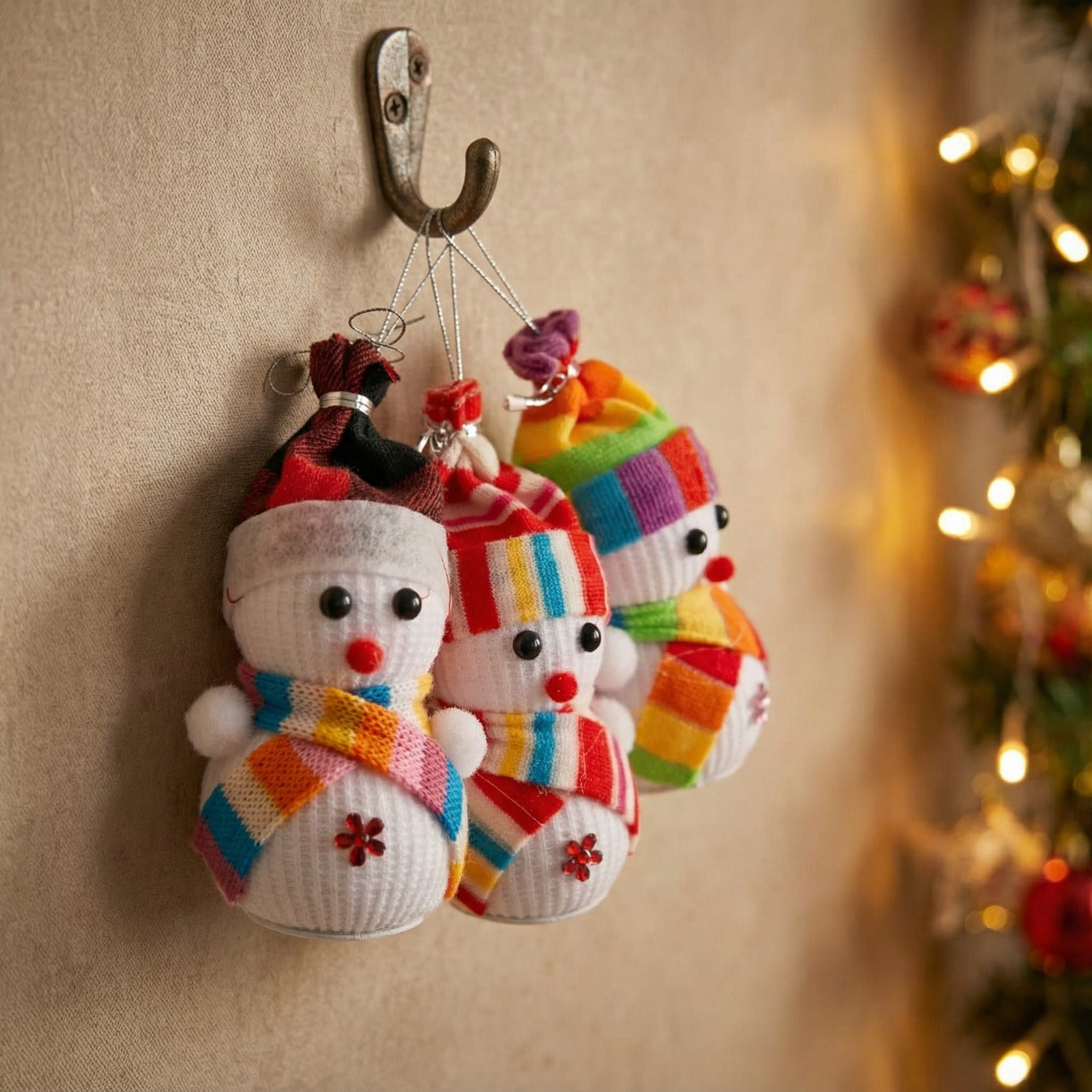 Whimsical Winter Christmas Ornament Collection - Dioramas, Snowmen & Star(pack of 3)