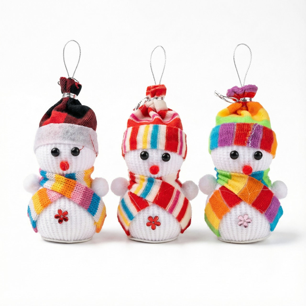 Whimsical Winter Christmas Ornament Collection - Dioramas, Snowmen & Star(pack of 3)